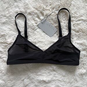 Negative Underwear Black Mesh Bralette